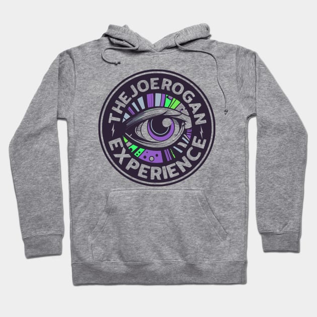 Trippy Eye Logo Art - Joe Rogan Experience Podcast Fan Art Hoodie by TeeTrendz